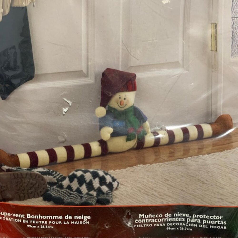 Bucilla Felt Snowman Door Draft Kit - Picture 2 of 5